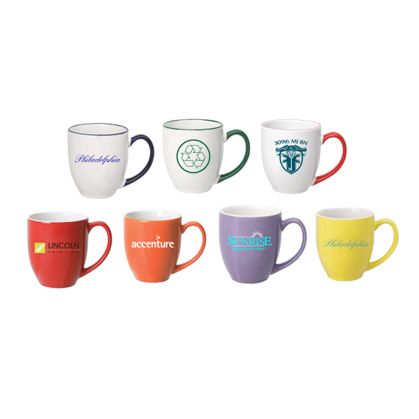 Ceramic Mug with Color Handle