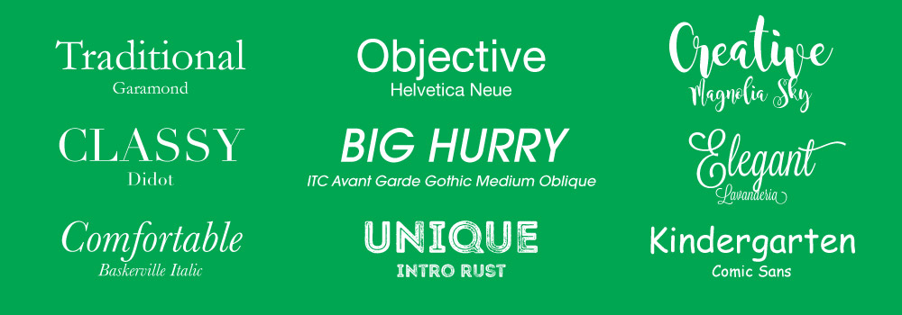 What a Font Choice Says (without saying)